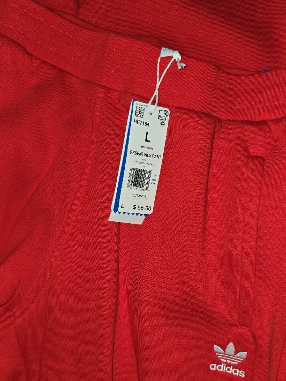 adidas Red Hooded Sweatshirt and Joggers Set - Picture 3 of 3